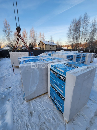 Газобетонные блоки Бонолит Дмитров D400 625х250х150 перегородочные